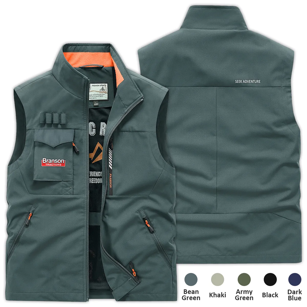 Special Release Farmer x Branson Tractor Outdoor Sleeveless Vest BLF150724A6