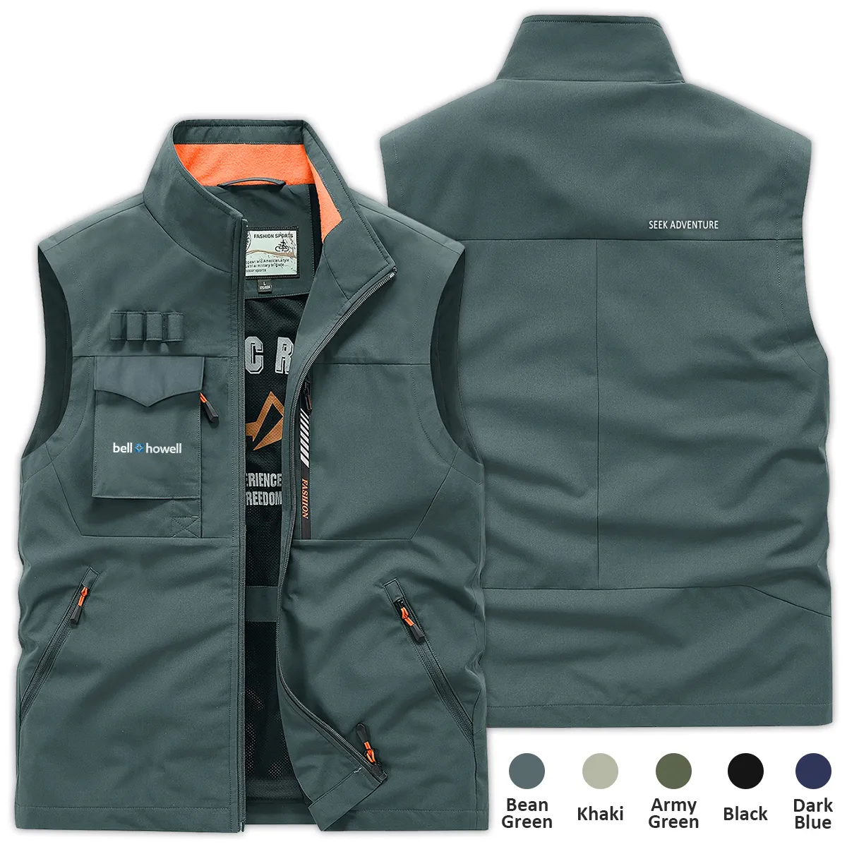 Special Release Nature Photography x Bell & Howell Brand Outdoor Sleeveless Vest BLNP170724A1BH