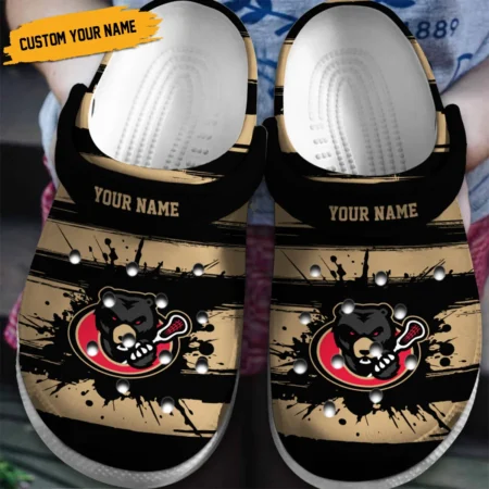 Personalized Brush Pattern Ottawa Black Bears Classic Crocs All Over Print HONLL300724C01OBB