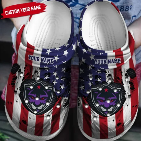 Personalized USA Flag Panther City Lacrosse Classic Crocs All Over Print HONLL310724C01PCL