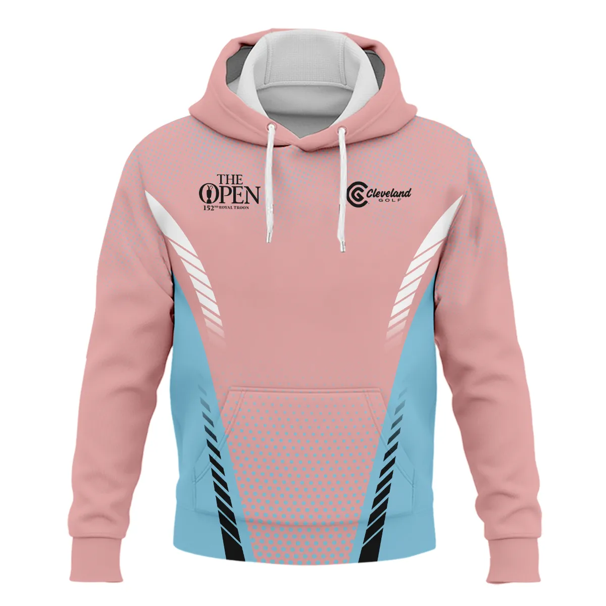 Special Release Pink Light Blue Cleveland Golf Golf 152nd Open Championship Hoodie Shirt All Over Prints BLTOP090724A4CLEHD