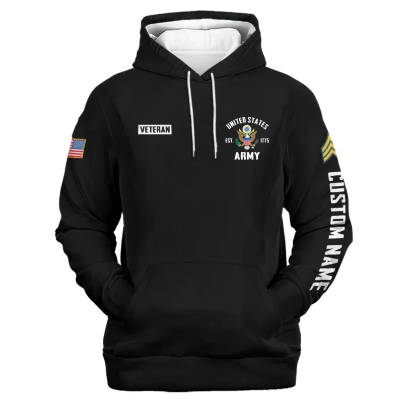 Dont Mess With America Veteran U.S. Army Apparel All Over Prints BLVTR240724A1AM - Hoodie