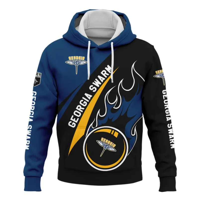 Gift For Fans Hoodie Georgia Swarm National Lacrosse League All Over Prints HONLL260724A01GEOHD