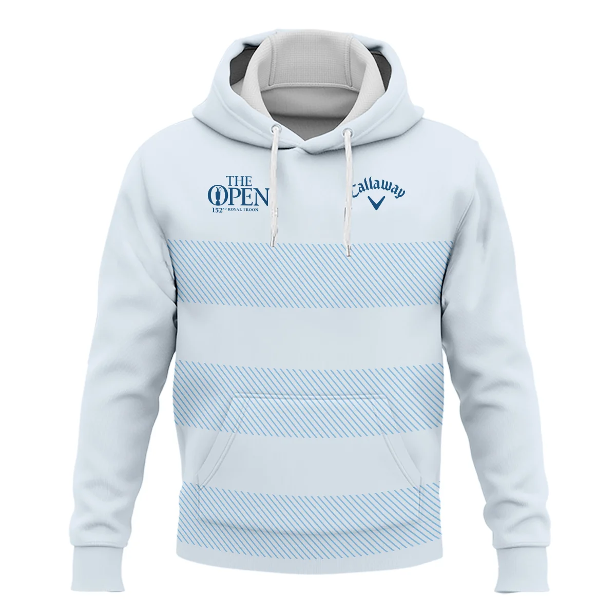 Special Release Callaway 152nd Open Championship Light Blue Background Line Pattern Hoodie Shirt All Over Prints HOTOP100724A01CLWHD