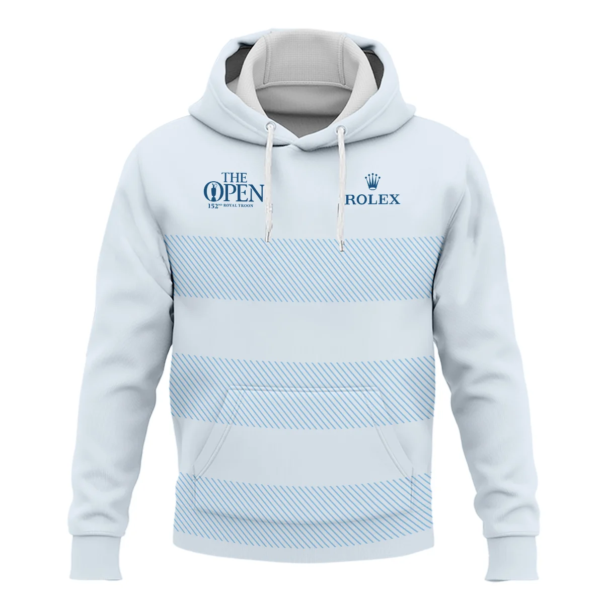 Special Release Rolex 152nd Open Championship Light Blue Background Line Pattern Hoodie Shirt All Over Prints HOTOP100724A01ROXHD