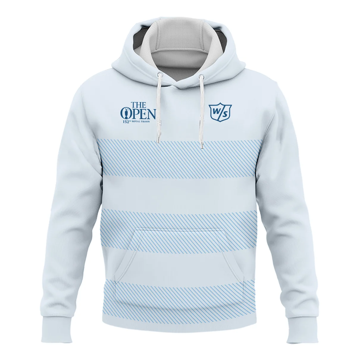 Special Release Wilson Staff 152nd Open Championship Light Blue Background Line Pattern Hoodie Shirt All Over Prints HOTOP100724A01WSHD