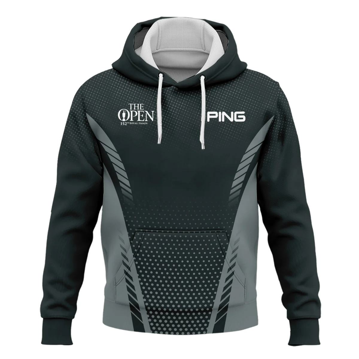 Golf Sport Dark Green Color Ping 152nd Open Championship Hoodie Shirt All Over Prints QTTOP090724A1PIHD