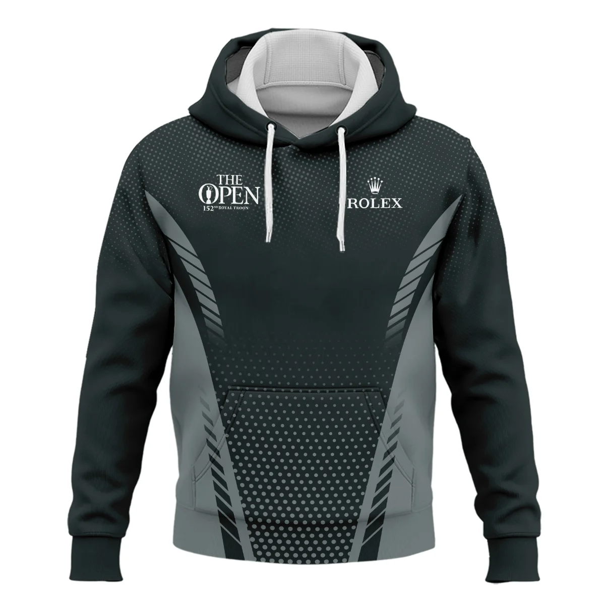 Golf Sport Dark Green Color Rolex 152nd Open Championship Hoodie Shirt All Over Prints QTTOP090724A1ROXHD