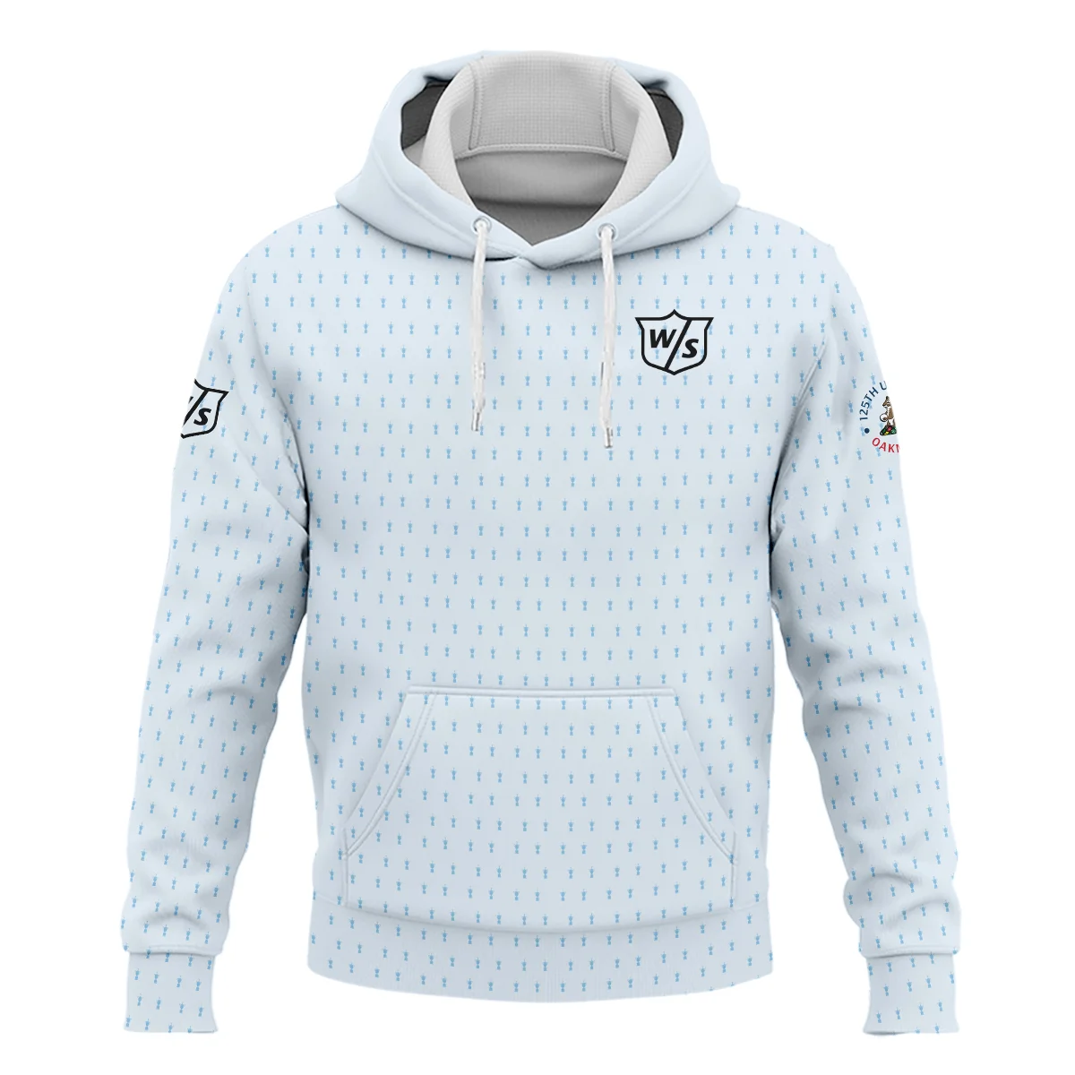 Special Release Light Blue Wilson Staff Golf 125th U.S. Open Oakmont Hoodie Shirt All Over Prints QTUSM8724A2WSHD