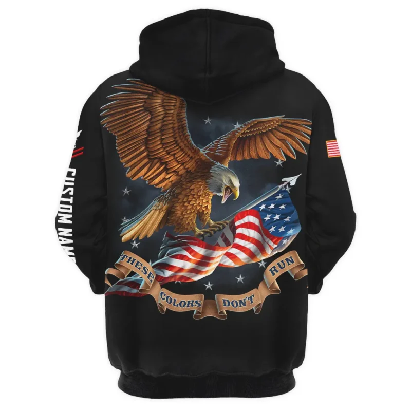 These Colors Dont Run Veteran U.S. Coast Guard Apparel All Over Prints BLVTR240724A3CG - Hoodie