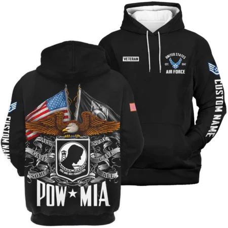 POW MIA All Gave Some Some Gave All Veteran U.S. Air Force Apparel All Over Prints BLVTR260724A1AF - Hoodie