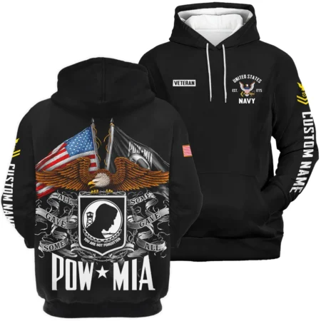 POW MIA All Gave Some Some Gave All Veteran U.S. Navy Apparel All Over Prints BLVTR260724A1NV - Hoodie