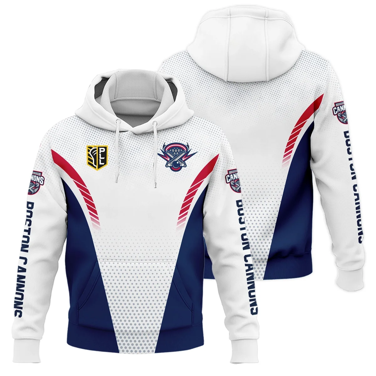 Sport Mix Color Color Hoodie Boston Cannons Premier Lacrosse League All Over Prints QTLC220724A2BOSHD