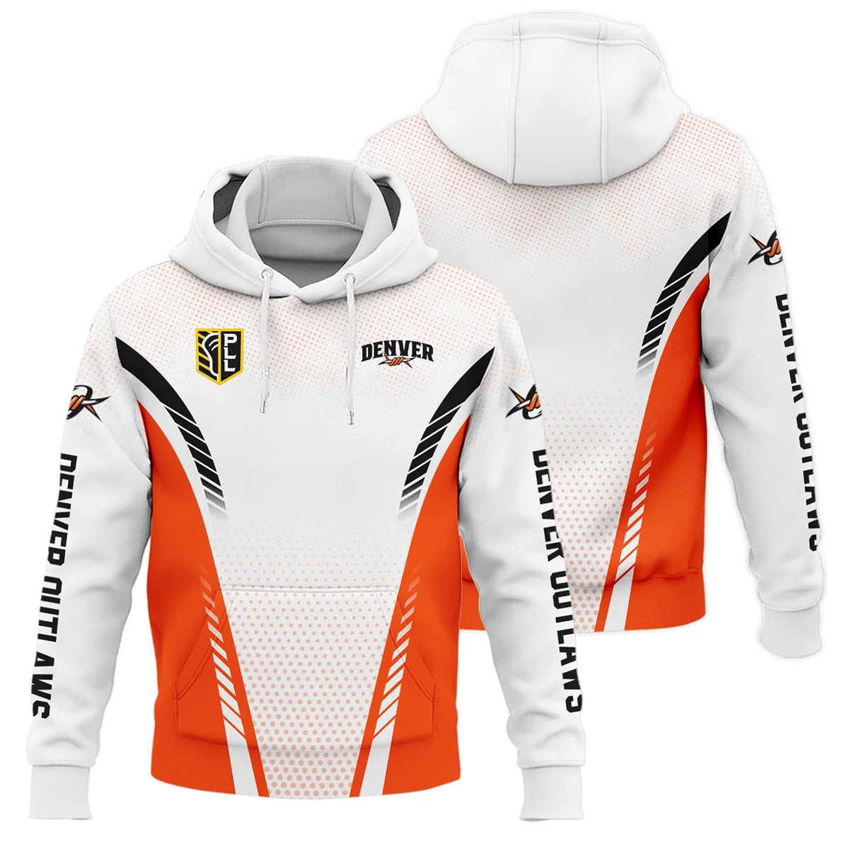 Sport Mix Color Color Hoodie Denver Outlaws Premier Lacrosse League All Over Prints QTLC220724A2DENHD