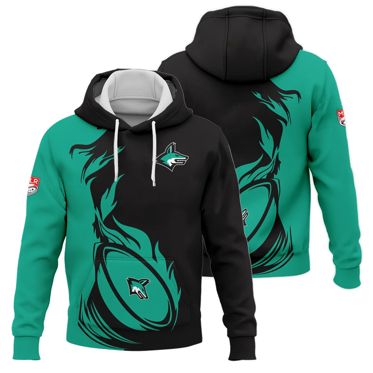 Rugby Fire Color Hoodie Dallas Jackals Major League Rugby All Over Prints QTRB200724A1DALHD