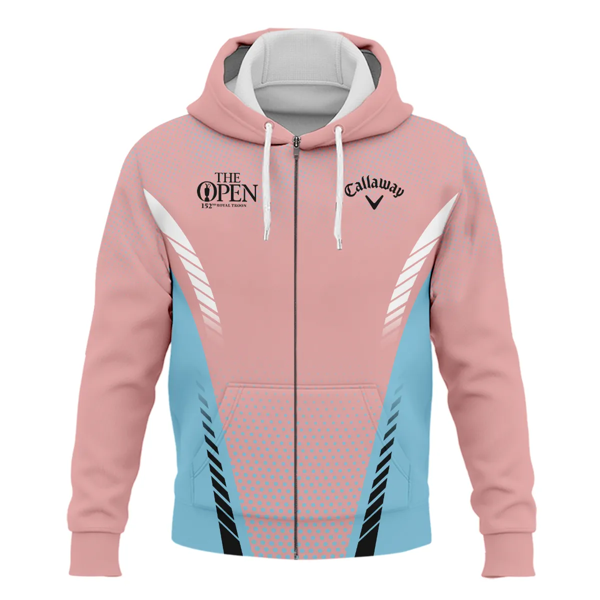 Special Release Pink Light Blue Callaway 152nd Open Championship Zipper Hoodie Shirt All Over Prints BLTOP090724A4CLWZHD