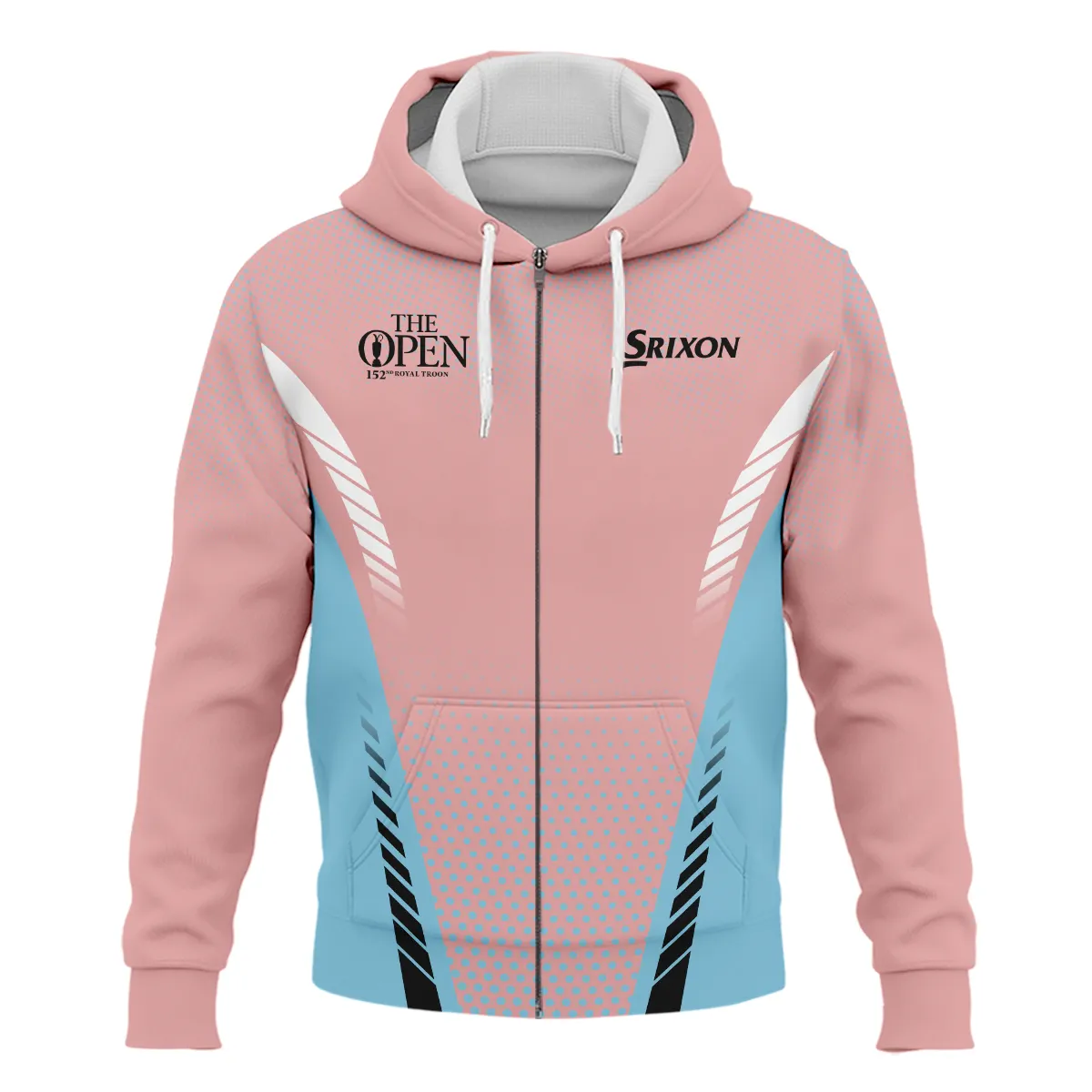 Special Release Pink Light Blue Srixon Golf 152nd Open Championship Zipper Hoodie Shirt All Over Prints BLTOP090724A4SRIZHD