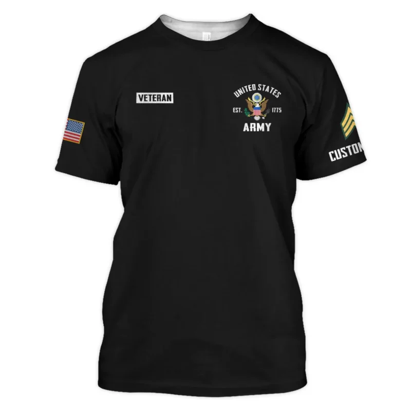 Dont Mess With America Veteran U.S. Army Apparel All Over Prints BLVTR240724A1AM - T Shirt