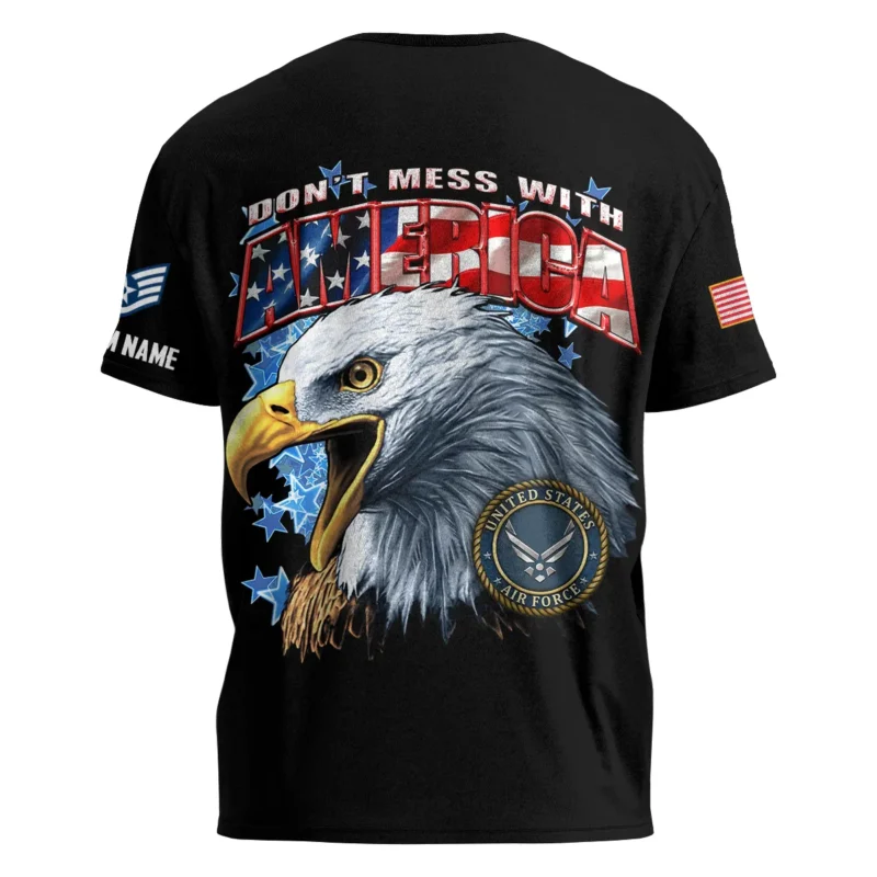 Dont Mess With America Veteran U.S. Air Force Apparel All Over Prints BLVTR240724A1AF - T Shirt