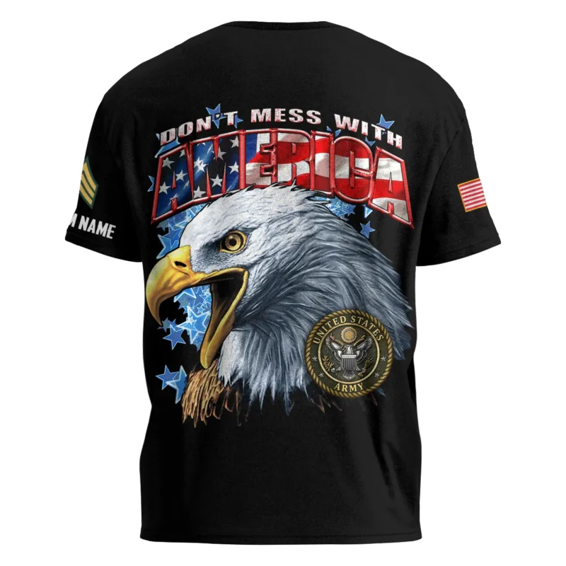 Dont Mess With America Veteran U.S. Army Apparel All Over Prints BLVTR240724A1AM - T Shirt