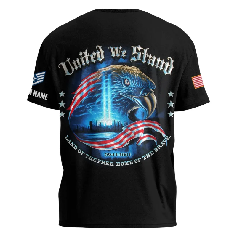 United We Stand 09-11-2001 Veteran U.S. Air Force Apparel All Over Prints BLVTR240724A2AF - T Shirt