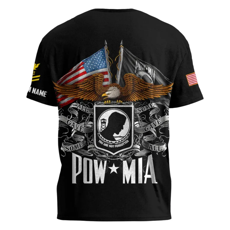 POW MIA All Gave Some Some Gave All Veteran U.S. Navy Apparel All Over Prints BLVTR260724A1NV - T Shirt