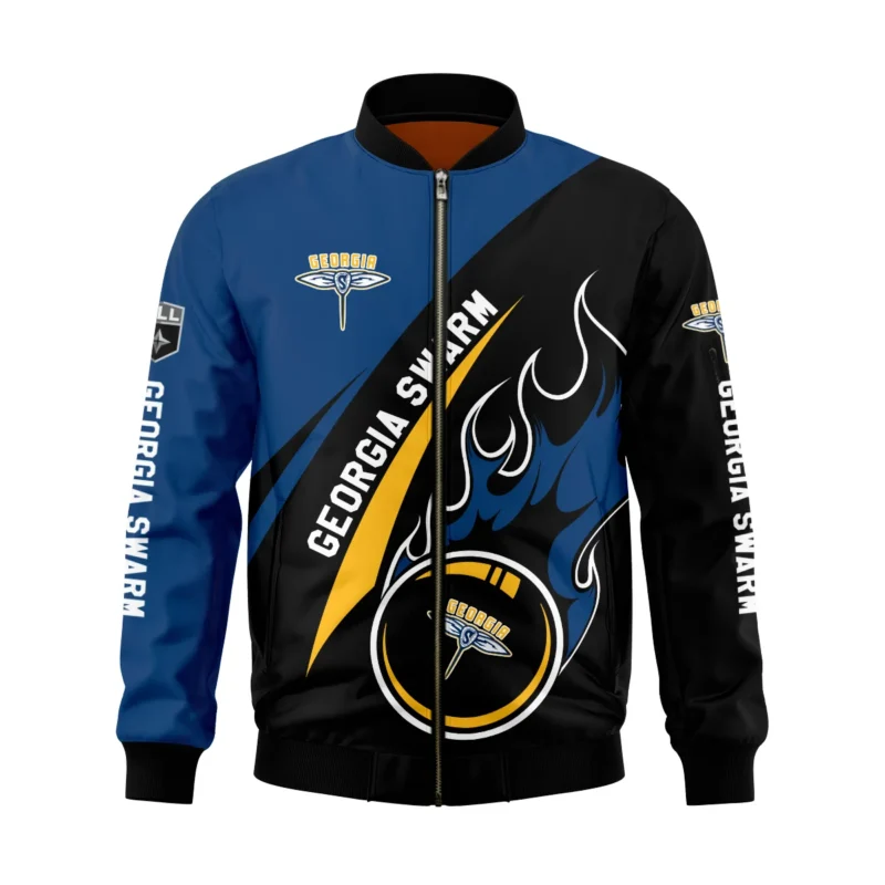 Gift For Fans Bomber Jacket  Georgia Swarm National Lacrosse League All Over Prints HONLL260724A01GEOBB