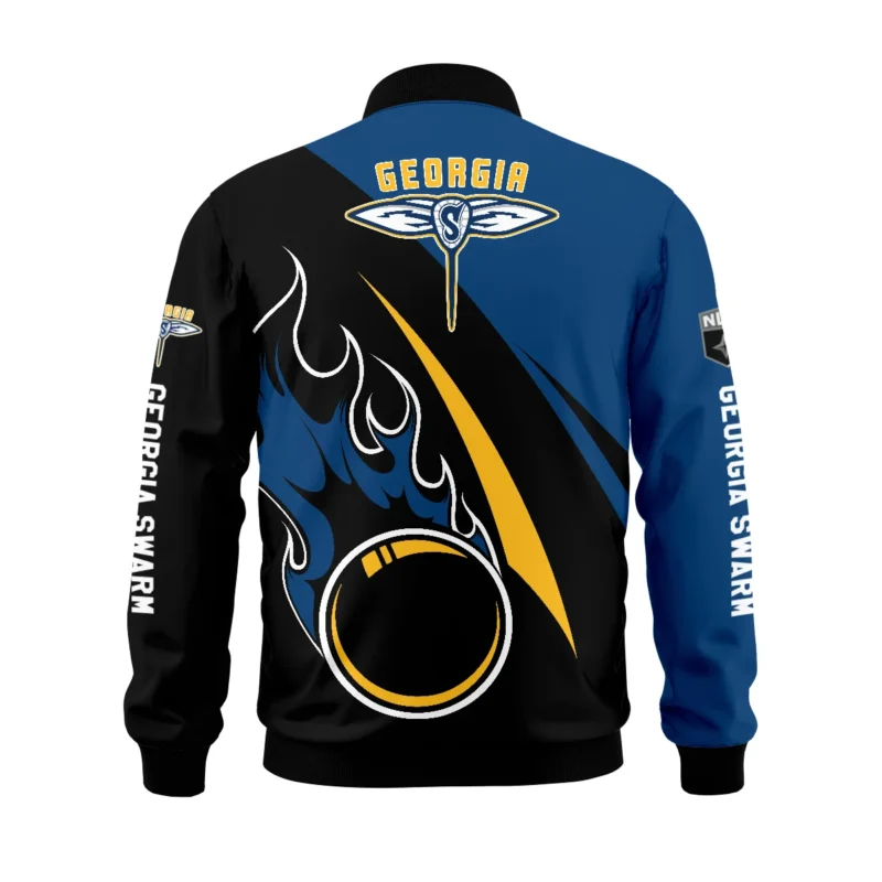 Gift For Fans Bomber Jacket  Georgia Swarm National Lacrosse League All Over Prints HONLL260724A01GEOBB