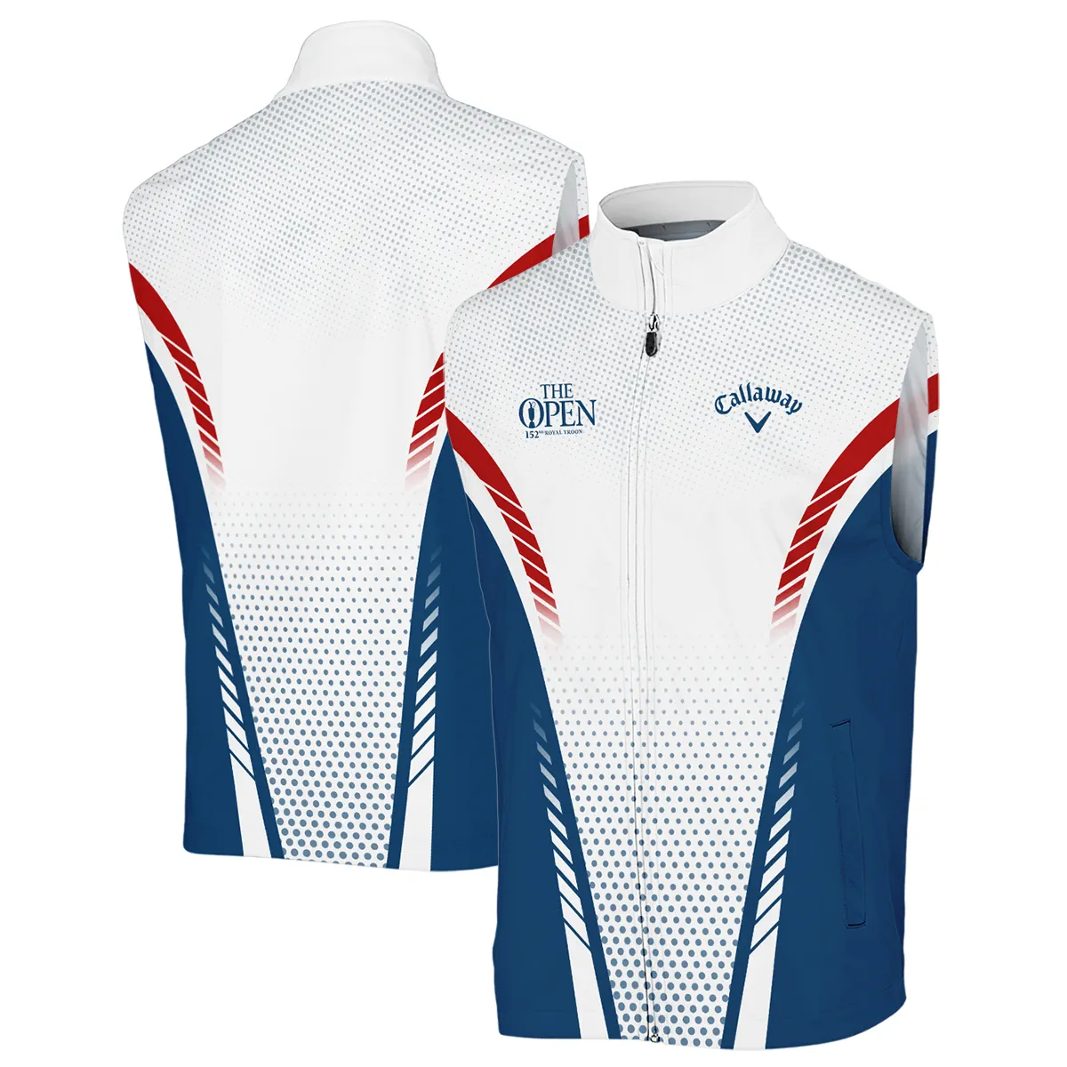 Special Release Blue Red White Us Flag Callaway 152nd Open Championship Sleeveless Jacket All Over Prints BLTOP090724A1CLWSJK