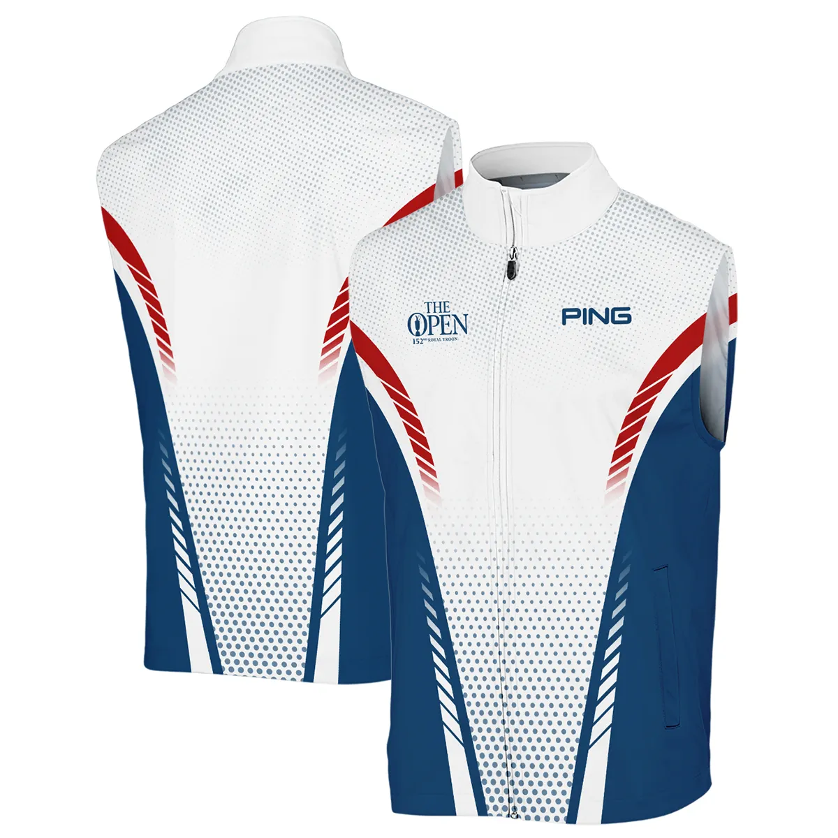 Special Release Blue Red White Us Flag Ping 152nd Open Championship Sleeveless Jacket All Over Prints BLTOP090724A1PISJK