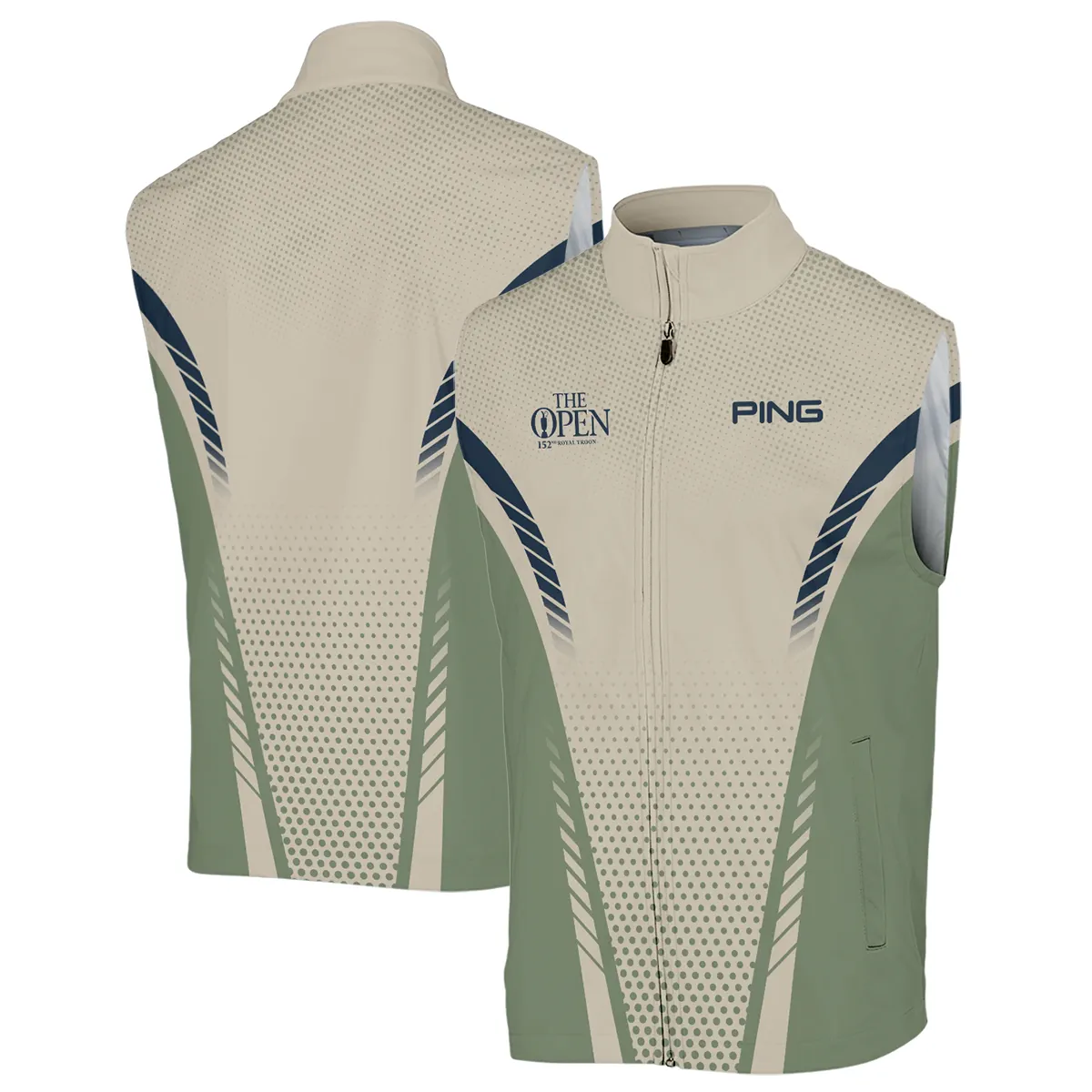 Special Release Tan Green Ping 152nd Open Championship Sleeveless Jacket All Over Prints BLTOP090724A3PISJK