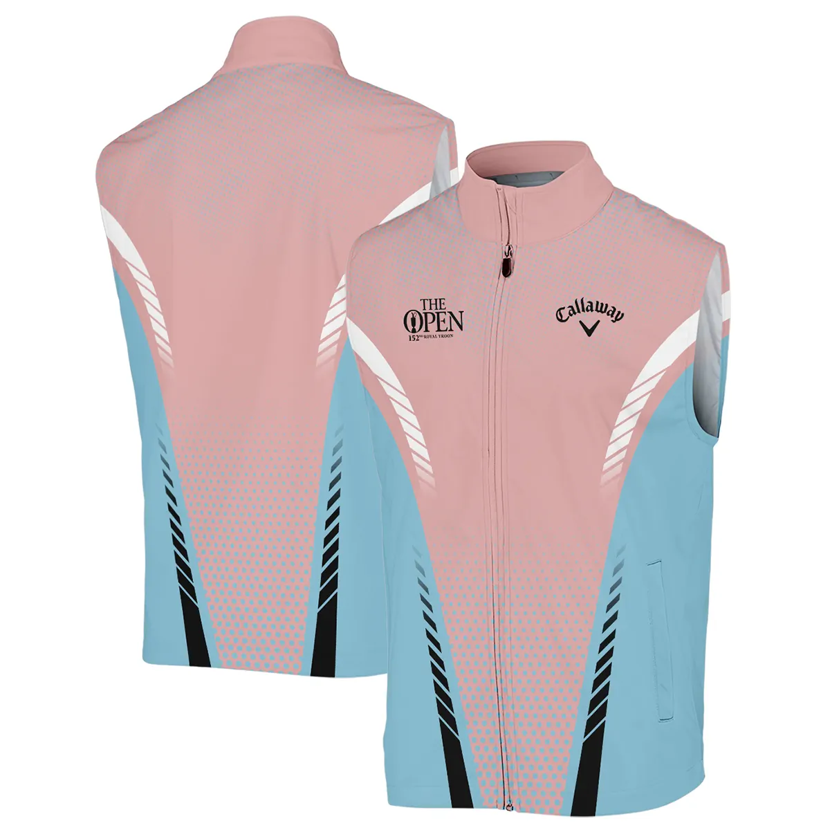 Special Release Pink Light Blue Callaway 152nd Open Championship Sleeveless Jacket All Over Prints BLTOP090724A4CLWSJK