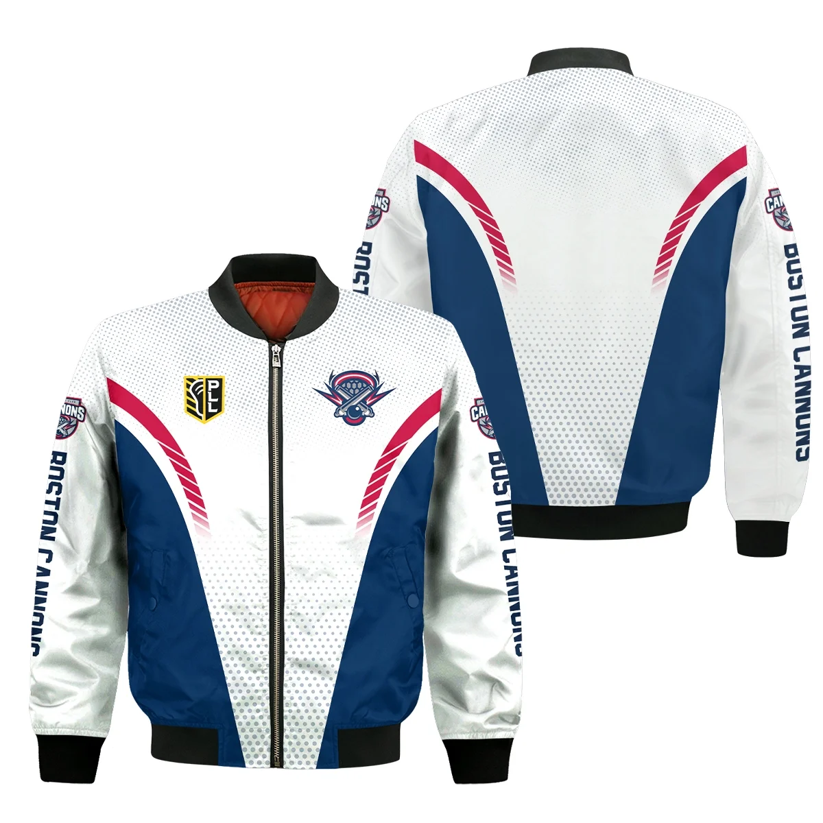 Sport Mix Color Color Bomber Jacket  Boston Cannons Premier Lacrosse League All Over Prints QTLC220724A2BOSSJK