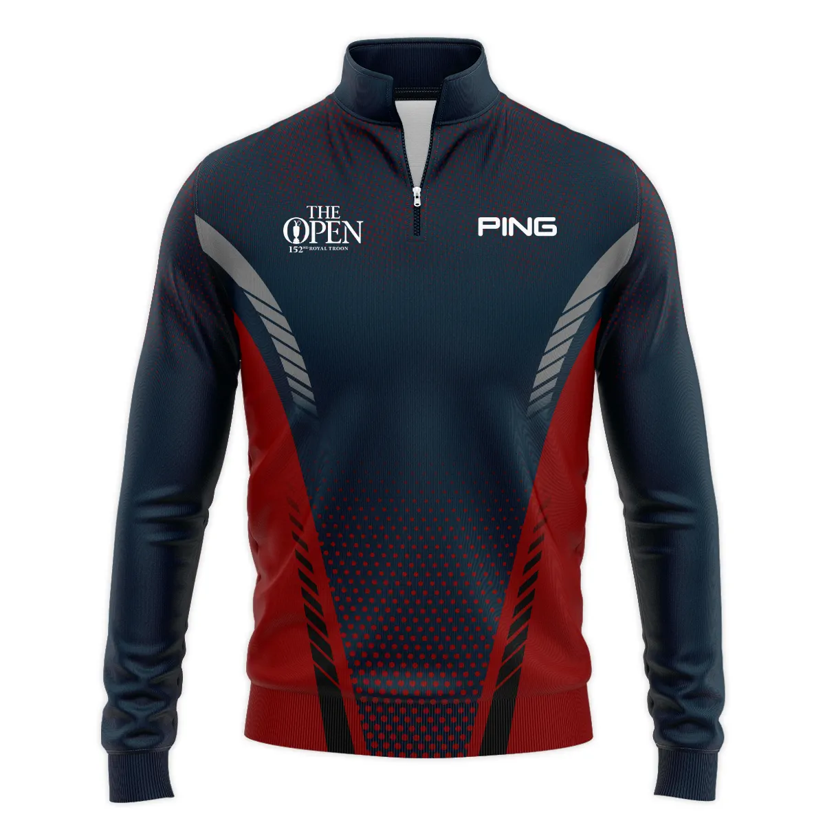 Special Release Dark Blue Red Ping 152nd Open Championship Quarter-Zip Jacket All Over Prints BLTOP090724A2PISWZ