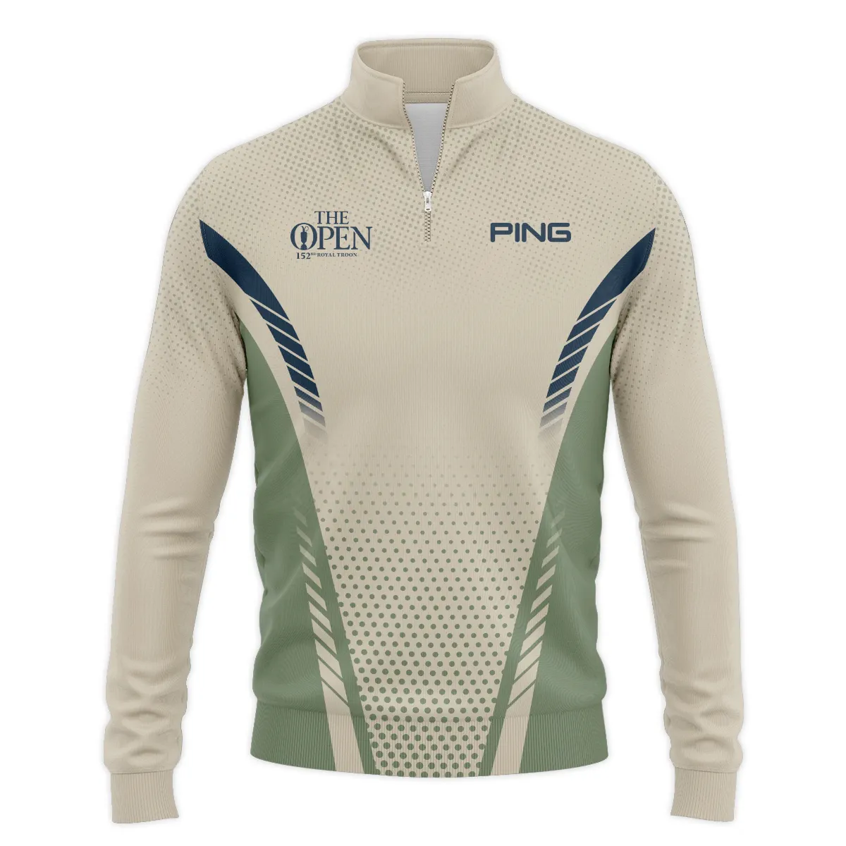 Special Release Tan Green Ping 152nd Open Championship Quarter-Zip Jacket All Over Prints BLTOP090724A3PISWZ