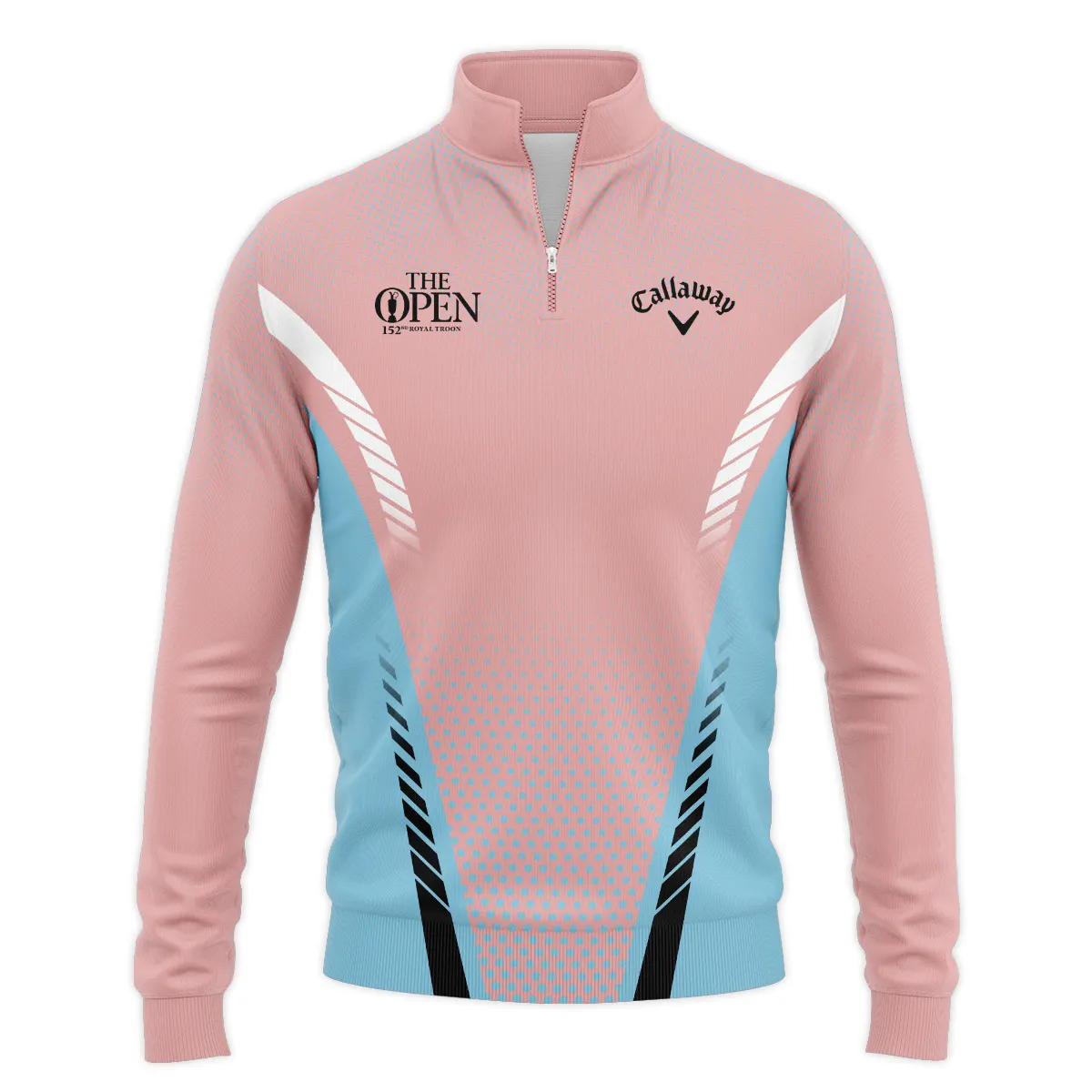 Special Release Pink Light Blue Callaway 152nd Open Championship Quarter-Zip Jacket All Over Prints BLTOP090724A4CLWSWZ