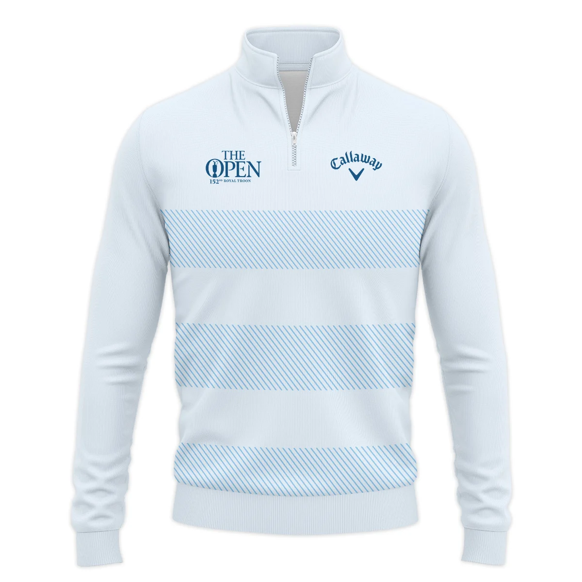 Special Release Callaway 152nd Open Championship Light Blue Background Line Pattern Quarter-Zip Jacket All Over Prints HOTOP100724A01CLWSWZ