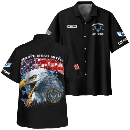 Dont Mess With America Veteran U.S. Air Force Apparel All Over Prints BLVTR240724A1AF - Hawaiian Shirt