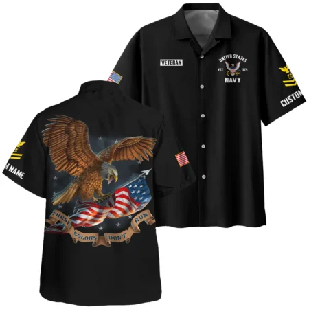 These Colors Dont Run Veteran U.S. Navy Apparel All Over Prints BLVTR240724A3NV - Hawaiian Shirt