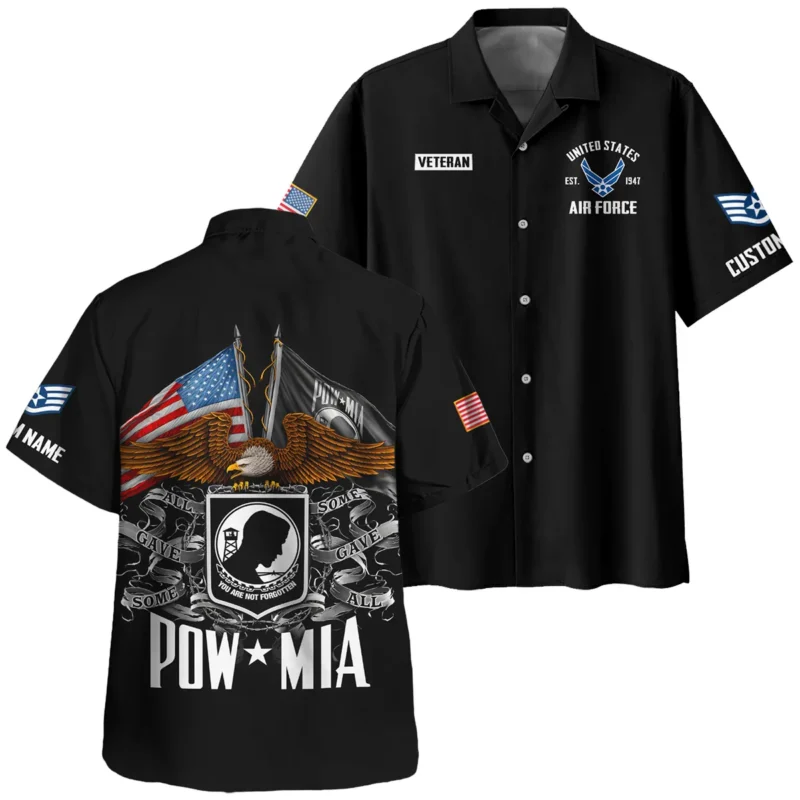 POW MIA All Gave Some Some Gave All Veteran U.S. Air Force Apparel All Over Prints BLVTR260724A1AF - Hawaiian Shirt