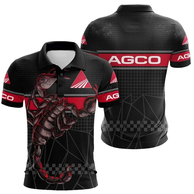 Special Release Brand AGCO Tractors For Farmers Polo Shirt All Over Prints QPL120724A26PL