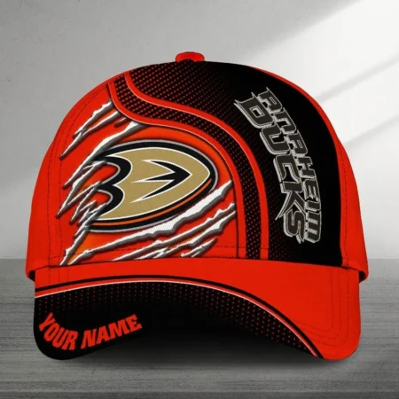 Anaheim Ducks Sport Mix Color National Hockey League Caps All Over Prints