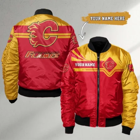 Calgary Flames Bomber Mix Color National Hockey League All Over Prints