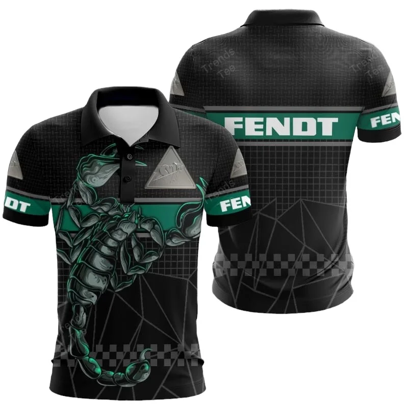 Special Release Brand Fendt Tractors For Farmers Polo Shirt All Over Prints QPL120724A27PL