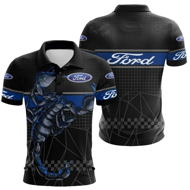 Special Release Brand Ford Tractors For Farmers Polo Shirt All Over Prints QPL120724A1PL