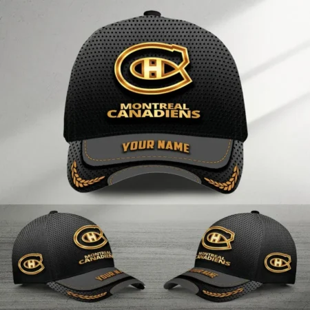 Montreal Canadiens  Gold Color Mix Carbon Fiber Circle National Hockey League All Over Prints