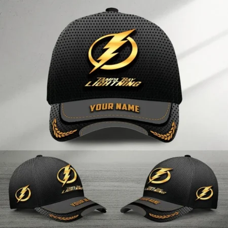 Tampa Bay Lightning  Gold Color Mix Carbon Fiber Circle National Hockey League All Over Prints