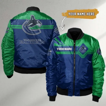 Vancouver Canucks Bomber Mix Color National Hockey League All Over Prints