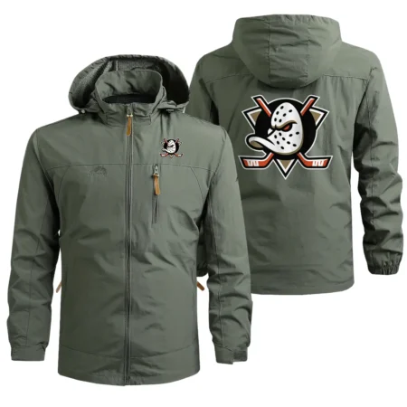 Collection Release Anaheim Ducks National Hockey League Waterproof Outdoor Jacket BLNHL260824A4AD