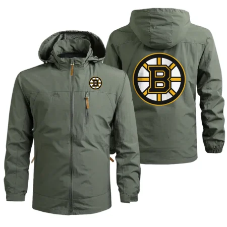 Collection Release Boston Bruins National Hockey League Waterproof Outdoor Jacket BLNHL260824A4BB